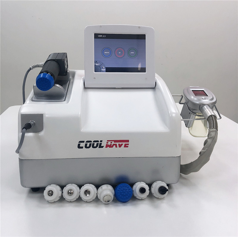 

COOL WAVE Combines Cryolipolysis and Shock Wave Therapy into a single device ESWT Acoustic therapy machine for Ed treatment