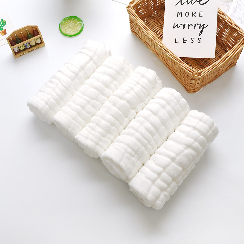 

Baby Pure Cotton Diaper 10 Layer Washing Aiaper-Infants Urine Pad Washing Gauze, Printed 5 packaged in the shape of bars