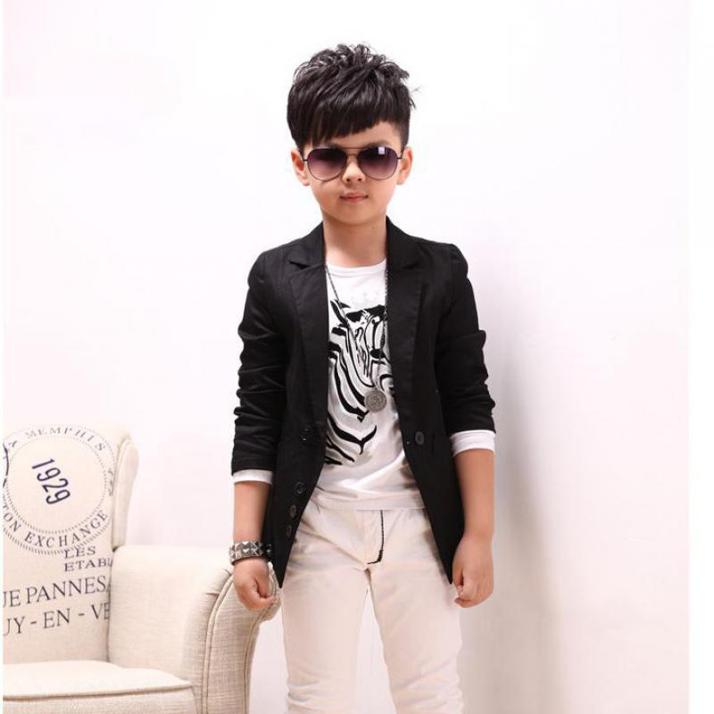 

kid blazers autumn spring 5-17Y boys cotton jacket children solid coat infant single breasted pocket clothing, Orange