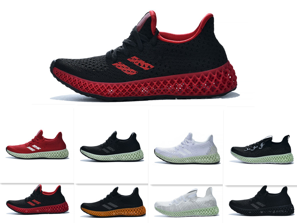 

Futurecraft 4D 2021 AlphaEdge ASW Run Shoes Green Triple Black White Red Mens Trainers Sports Sneakers 38-47