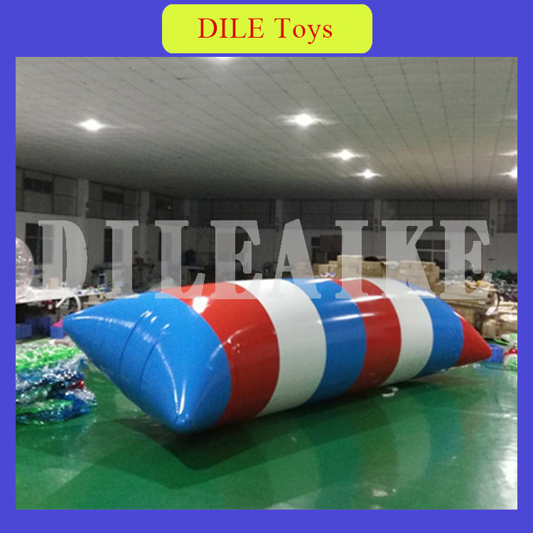 

Free Shipping To Door 7*3m Inflatable Trampoline Water Blob Jump Water Trampoline Inflatable Water Blob With a Pump