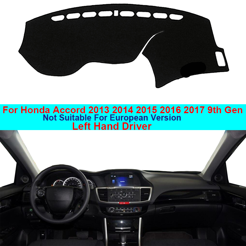 

Car Inner Dashboard Cover Dash Mat Carpet Cushion For 2013 2014 2015 2016 2017 9th Gen Dash Board Cover DashMat LHD