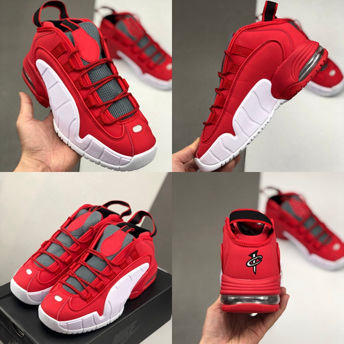 

Penny Hardaway One Men Basketball shoes Red Black white Sports Mens Designer foams Sneakers Trainers baskets des chaussures Size 40-47