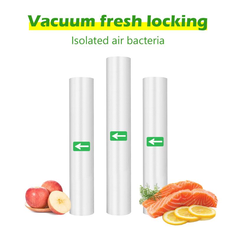 

Vacuum Bags for Vacuum Fresh Long Keeping Kitchen Packaging Rolls 12/15/20/25/28/30*500cm bag for packer