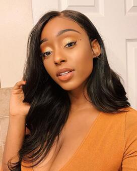 

new body wave glueless full lace human hair wigs brazilian lace wig with baby hair fake scalp, #2