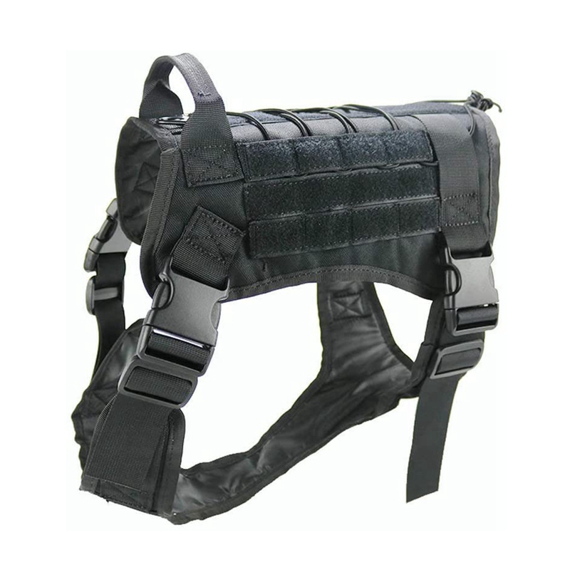 

New Outdoor Waterproof Tactical Hunting Pet Dog Vest Adjustable Breathable K9 Dogs Vest Four Seasons Universal, Black