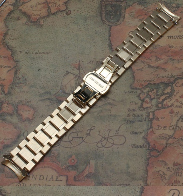 

18mm 19mm 20mm 21mm 22MM 23mm 24MM Solid Stainless Steel Curved End Watch Strap Band Bracelet gold Fashion color promotion new