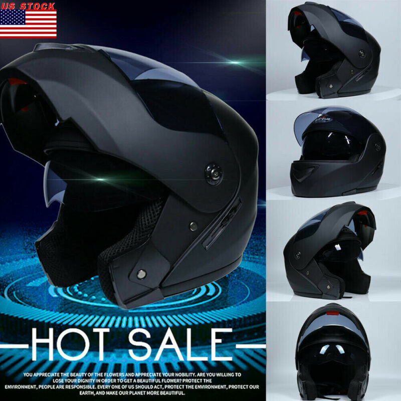 GXT902 Motorcycle Flip Up Helmet Double Lens Modular Casque DOT Cycling Helmet