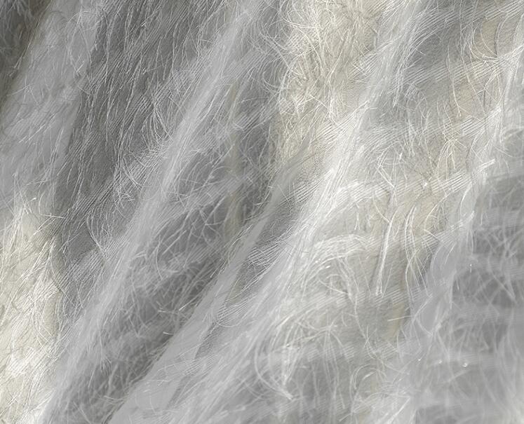 

patchwork texture mesh feather tassel Polyester home textiles fabric sequins laser lace wedding gauze party prom tweed diy fabric A421