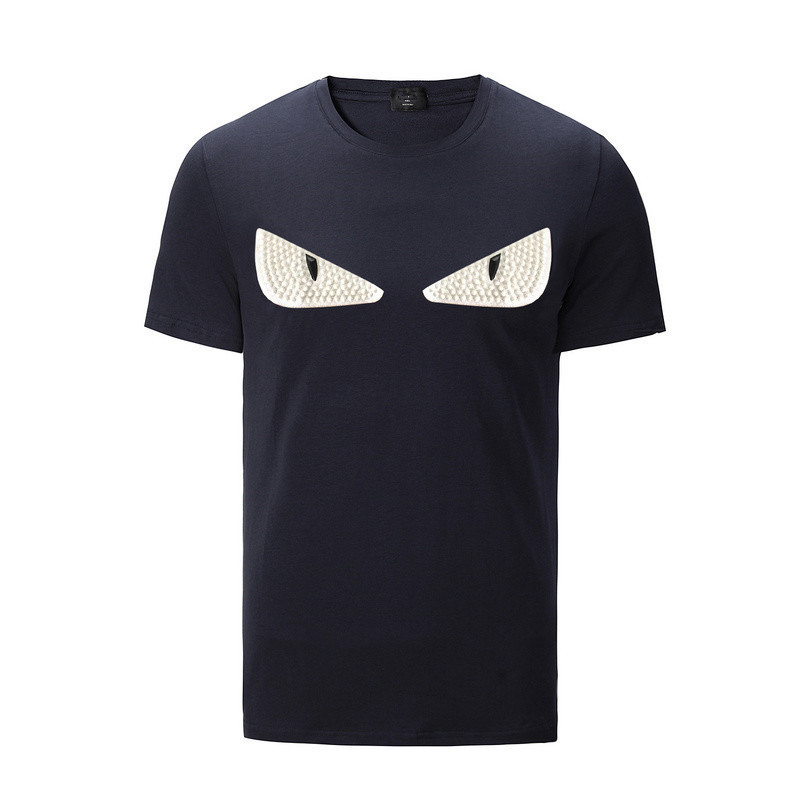 Mens T-shirts 2019 Printemps D'été Nouvelle Marque Designer À Manches Courtes De Mode Imprimé Yeux Tops Casual Vêtements D'extérieur 6 Couleurs M