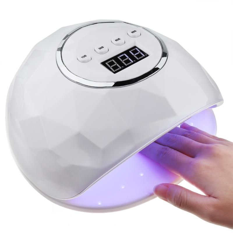 

86W UV LED Lamp Nail Dryer 39 Pcs Leds Gel Polish Fast Curing Nail Lamp Smart Auto Sensor Timer UV Manicure Tool, Eu plug