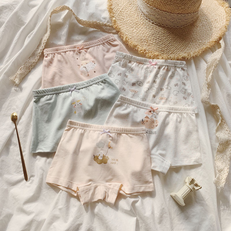 

2020 Summer New Arrival Girls Fashion Cartoon Panties Kids Panties Girls 5 Peices/set 1 Pieces Each Color