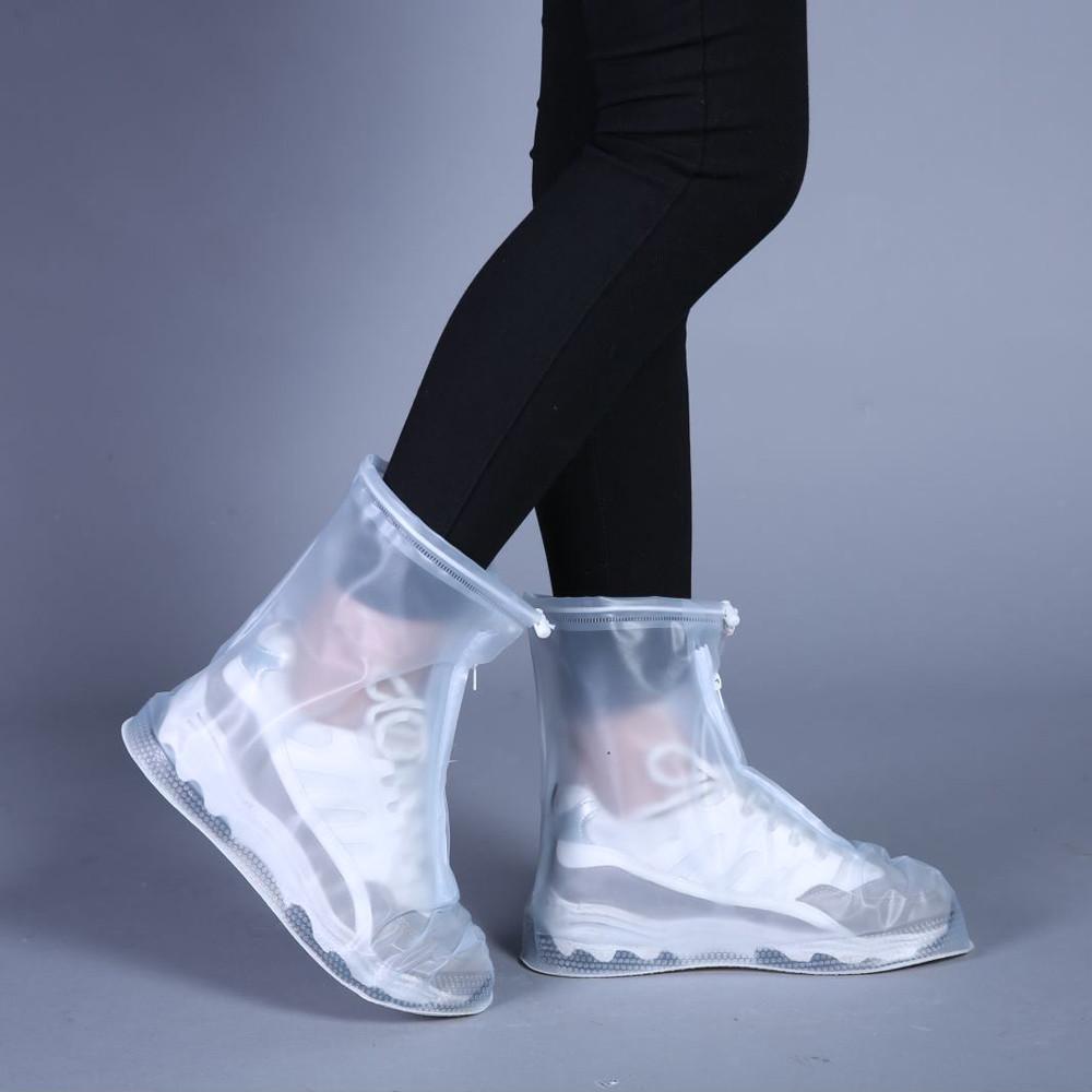2020 New Outdoor Rain Shoes Boots Covers Waterproof Slip-Resistant Overshoes Galoshes Travel For Men Women Kids pQCSx