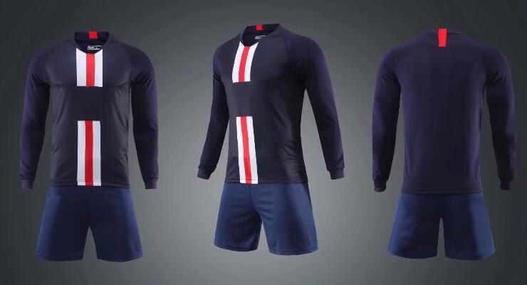 

Top long sleeve 2020 sports Customized Soccer Jersey With Shorts wear Discount football Training sets gym wear yakuda fitness Uniforms shop, Top1