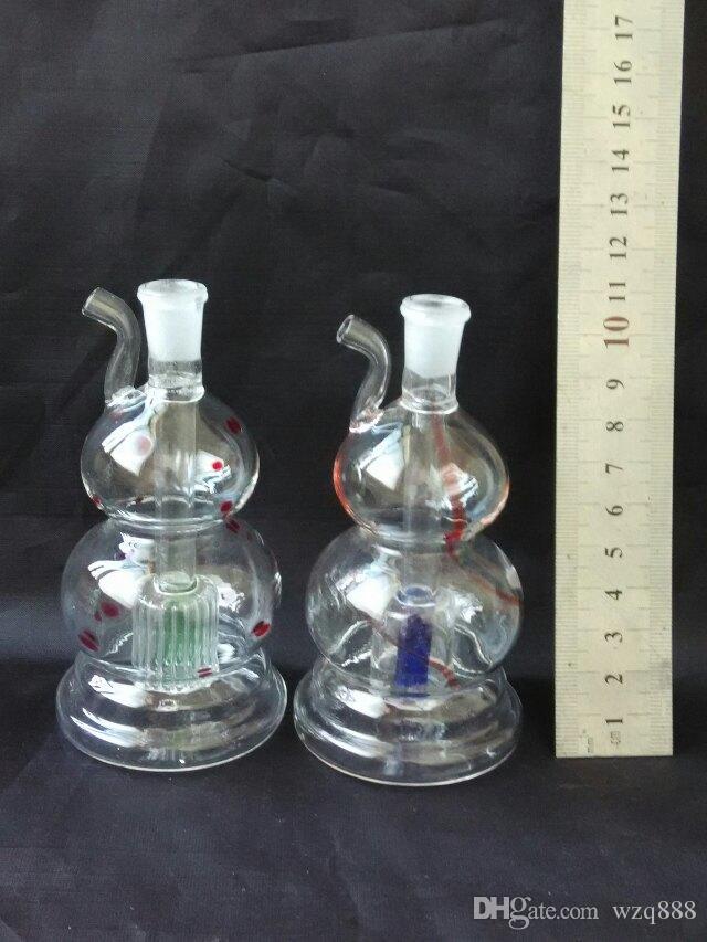 

Several rounds of hookah Wholesale Glass bongs Oil Burner Glass Water Pipes Oil Rigs Smoking Free
