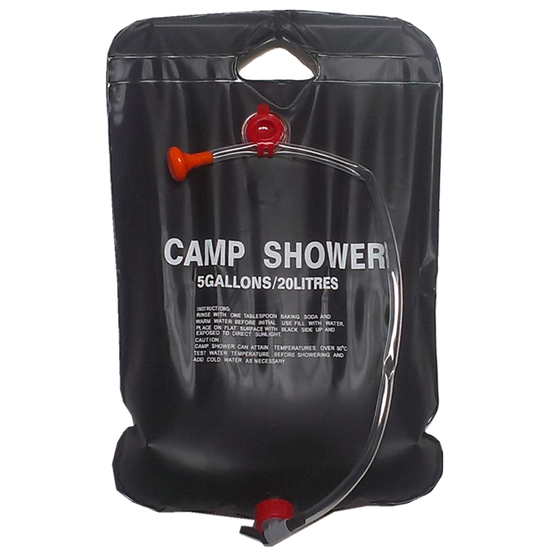 

TOP!-Solar Shower Camp Shower Bag 20 liters black