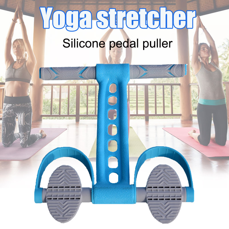 

Newly Pedal Puller Exercise Stretcher Pedal Home Sit-ups Auxiliary Fitness Device BF88, Blue