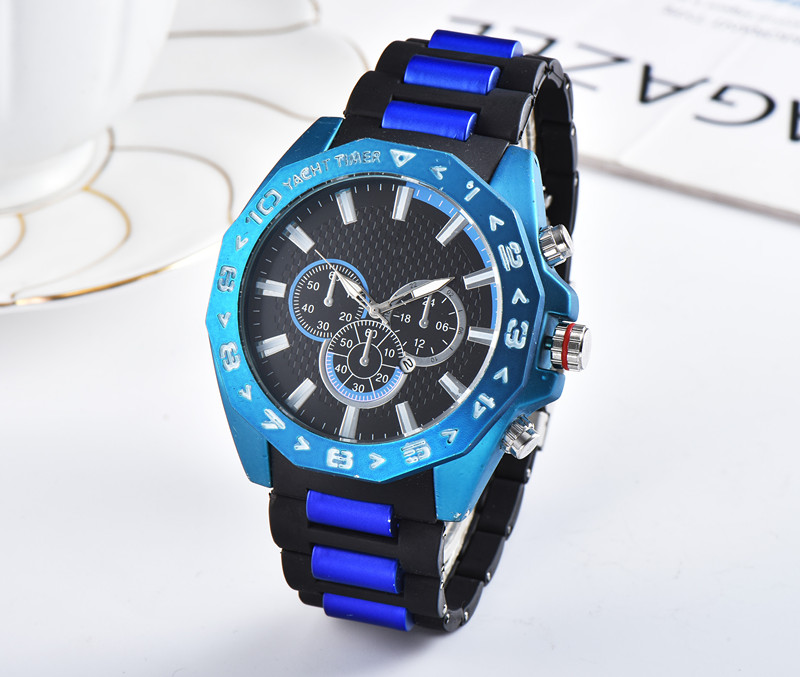 

2019 Mens Watches Top watch black watch Men's Quartz Watch Waterproof Sport Military Watches Men Leather relogio masculino, Slivery;brown