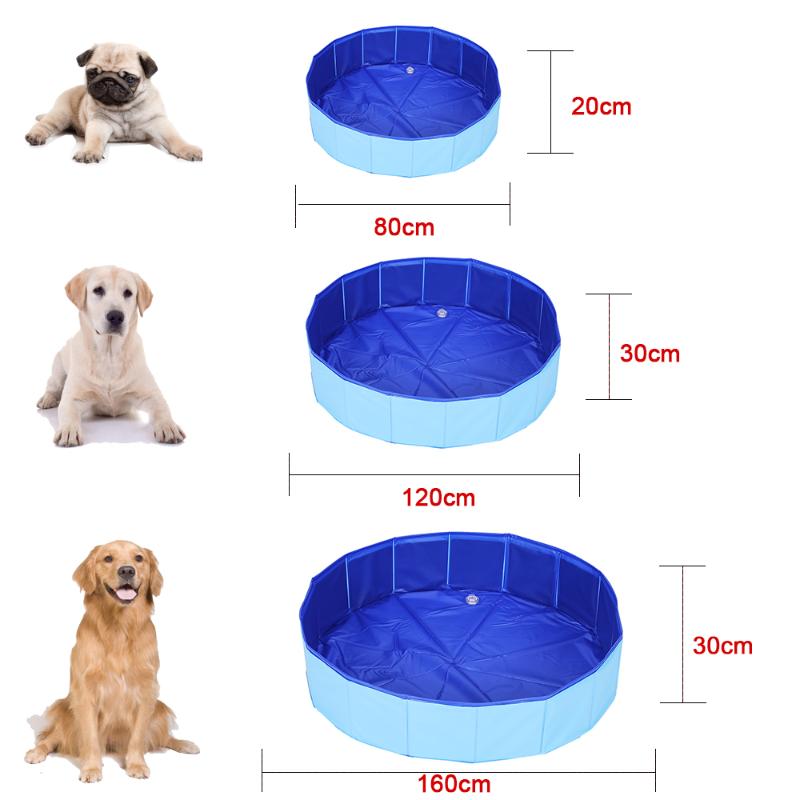 

120*30cm Dog Pool 1pc Foldable Dog Pool Pet Bath Swimming Tub Bathtub Outdoor Indoor Collapsible Bathing for Dogs Cats Kids