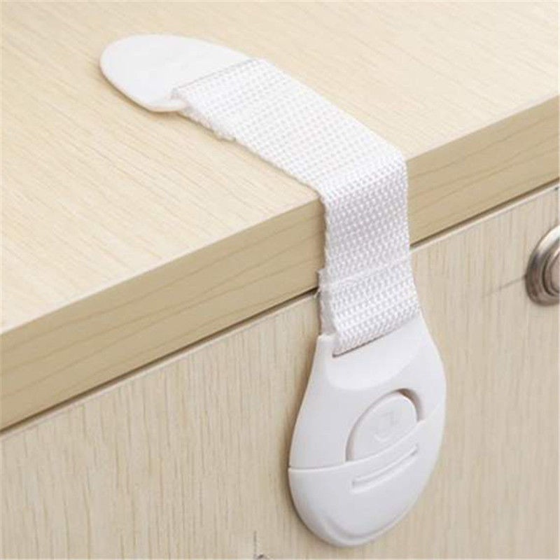20pcs Enfant Bébé Serrure de Sécurité Verrou Sécurite Porte Armoire Tiroir blanc
