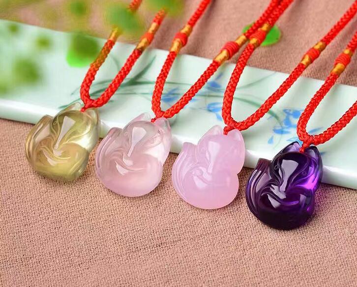 

Naturally Opened Obsidian Pendant Male Female Necklace Dongling Jadeite Lucky Keychain Car Pendant