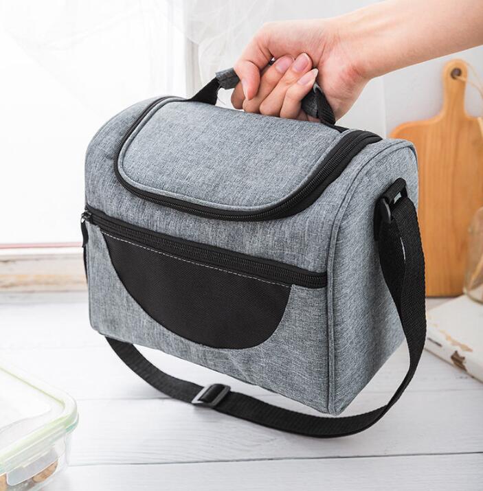 

Outdoor waterproof insulation bag picnic bag portable ice lunch lunch, Gray