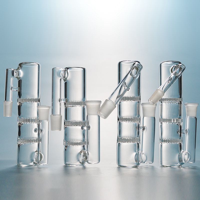 

Honeycomb Perc Ash Catcher 14mm 18mm Glass Ashcatcher 90 45 Degree Glass Bong Rig Smoking Accessories