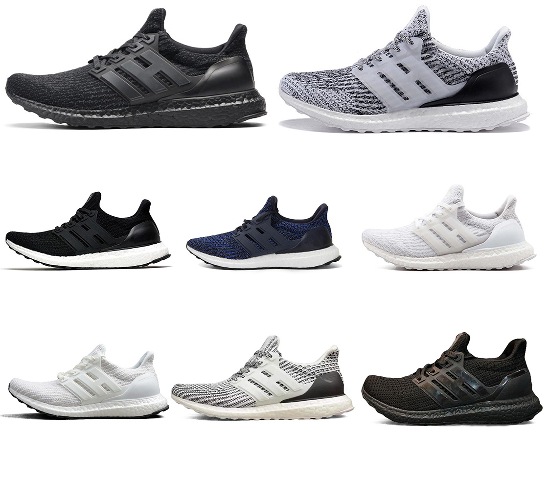 

Designer Sneakers Triple Black White Primeknit Oreo CNY Blue grey Men Women Running Shoes Ultra Boosts ultraboost Sport Sneakers Size36-45, White;red