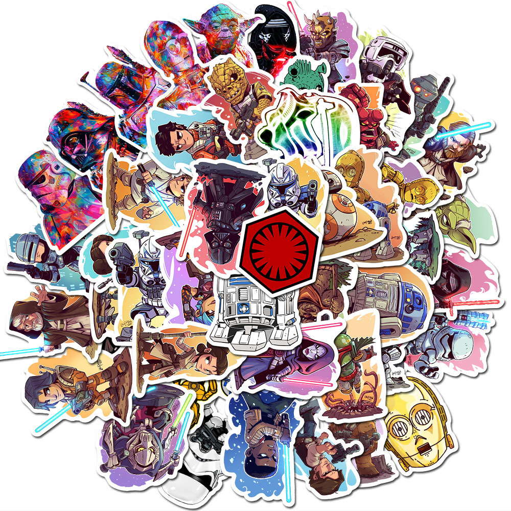 

50 PCS Car Stickers Cassic Movie For Skateboard Laptop Fridge Helmet Stickers Pad Bicycle Bike Motorcycle PS4 Notebook Guitar Pvc Decal, Multi colors