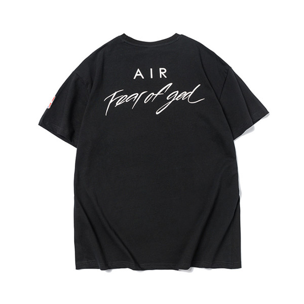 

2020 FOG fear of god graffiti brand collaboration designer Tshirt Fashion Men Women T Shirt Casual Cotton Tee Spring Summer Clothes Tshirt, Multi