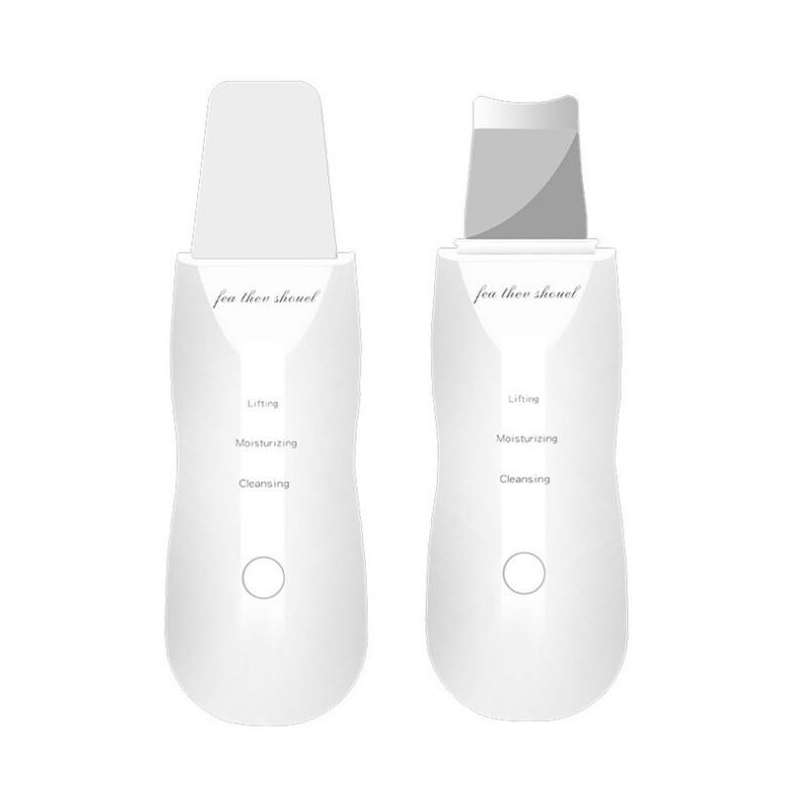 

USB Rechargeable Ultrasonic Face Skin Scrubber Facial Cleaner Peeling Vibration Blackhead Removal Exfoliating Pore Tools