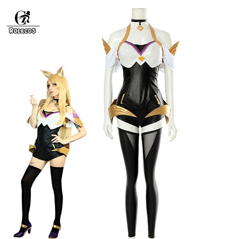 Hot Game LOL KDA Group Ahri Cosplay Costume Fullset Woman NEW!!Custom made