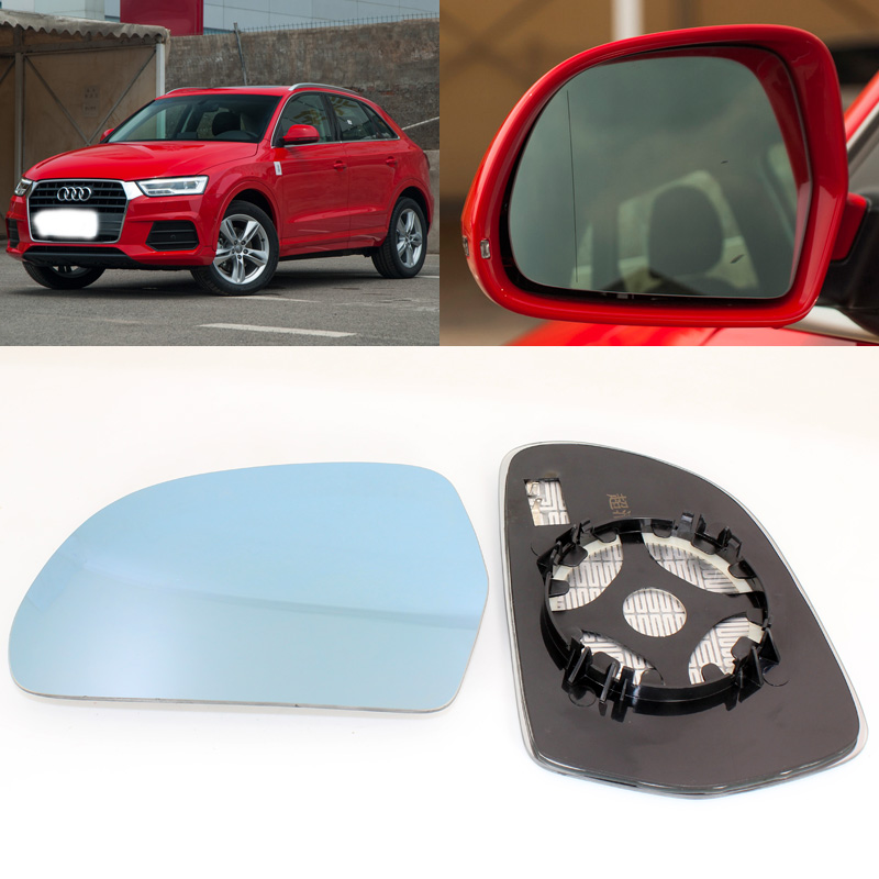 

For Audi Q3 large field of vision blue mirror anti car rearview mirror heating modified wide-angle reflective reversing lens