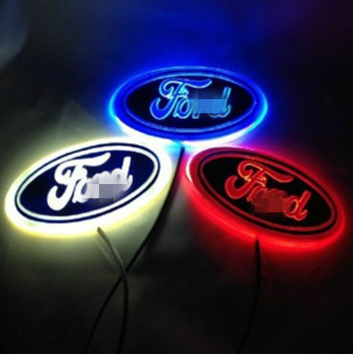 

4D LED Car Tail Logo Light Badge Lamp Emblem Sticker for Ford logo decoration