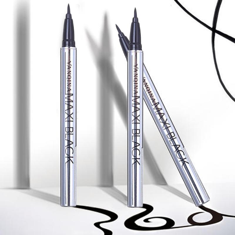 

1 pcs Waterproof Ladies Black Liquid Eyeliner Long-lasting Waterproof Quick Drying Eye Liner Pencil Eye Makeup Cosmetics, Mr1473-01