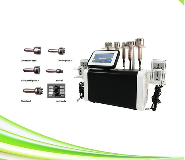 

spa 6 in 1 ultrasonic cavitation machine rf skin tightening vacuum cavitation system