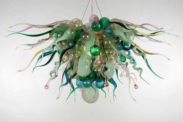 Free Shipping AC Led Bulbs 110v/240v Elegant Ceiling Light Home Lighting Handmade Art Crystal Chandelier-image-524873287