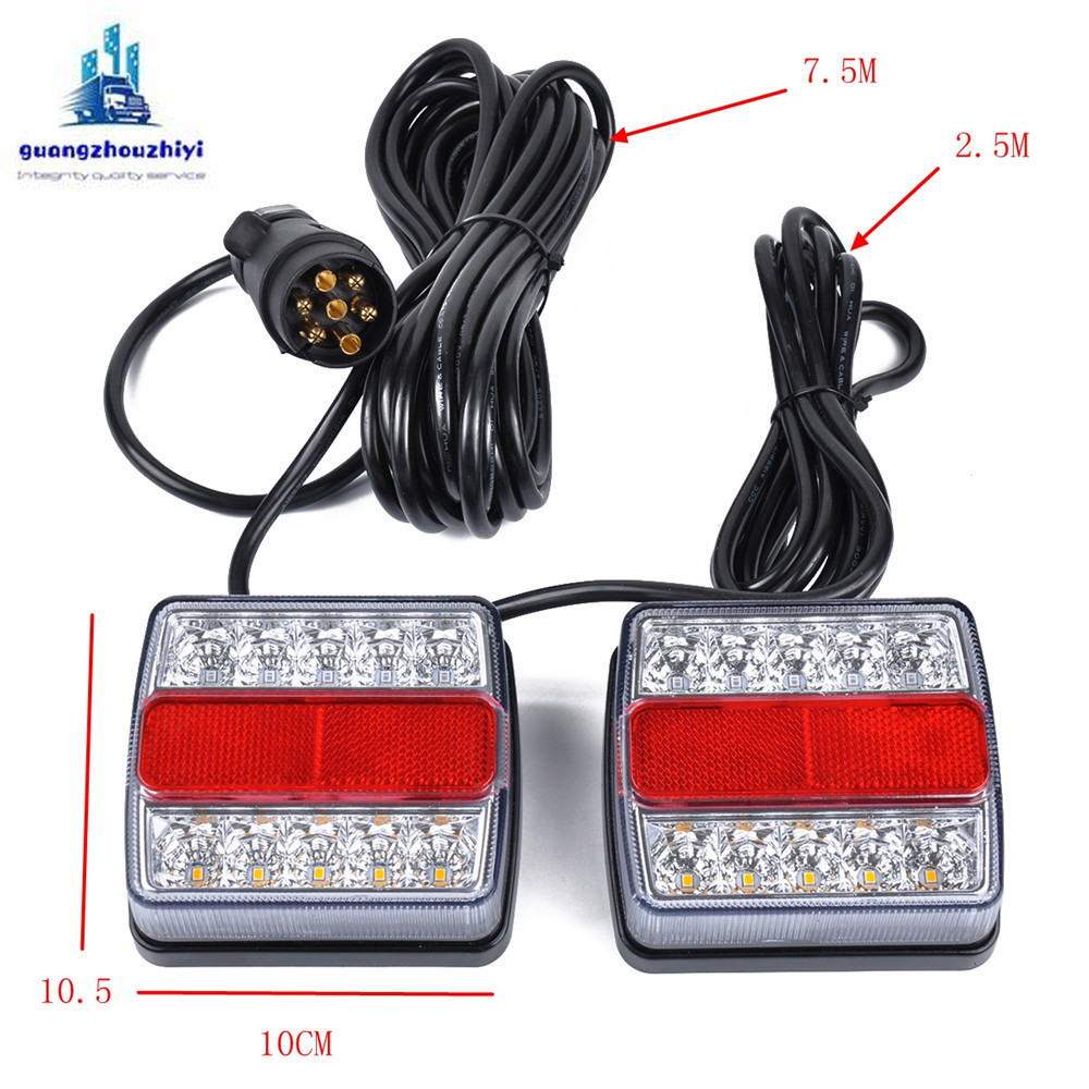 12V Kit de luces LED para remolque de señal de Perfil bajo de Parada 12V Kit de luces LED para remolque de señal de Perfil bajo de Parada
