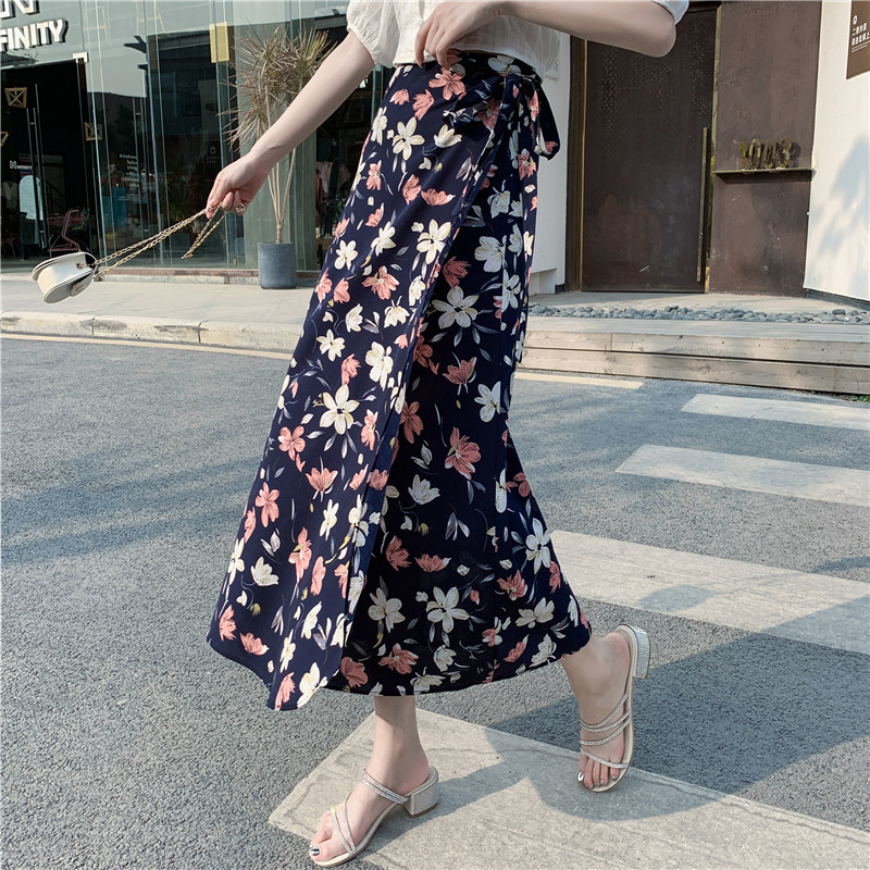 

EWQ] 2020 Spring Summer New High Waist Plus Size Fashion Trend All-amtch Ladies Retro Skirt Multicolor Bottom Clothing QX926, As shown