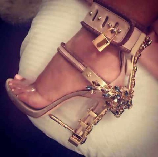 

2018 Sexy Rhinestone Heel Gladiator Sandals Woman PVC Open Toe Diamond High Heel Shoes Women Ankle Lock Party Shoes TOP Quality, 15