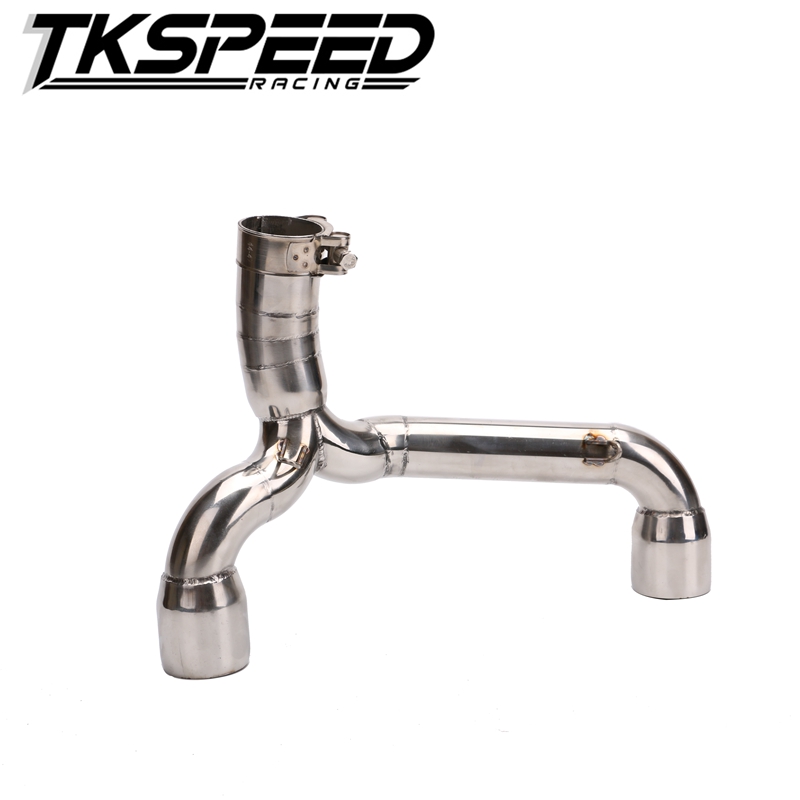 

2017 New GSR 400 High Quality Motorcycle Stainless Steel Middle Link Pipe Exhaust Muffler For GSR400 600 BK400 600