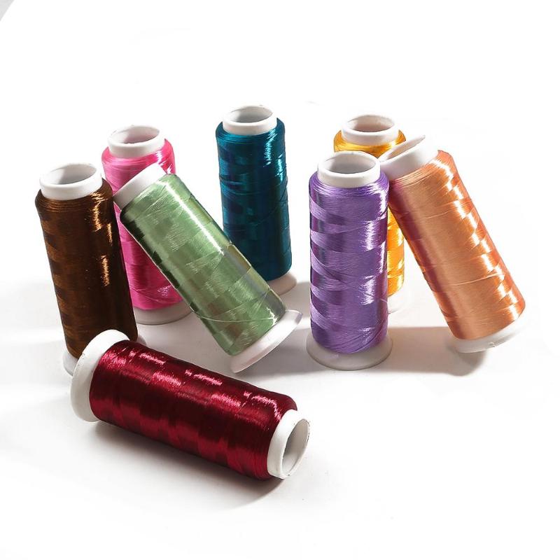 

1600meters/roll Polyester Embroidery Filament Thread Cross Stitch Thread Floss Skein Kit DIY Sewing Tools Sewing Home, Yellow