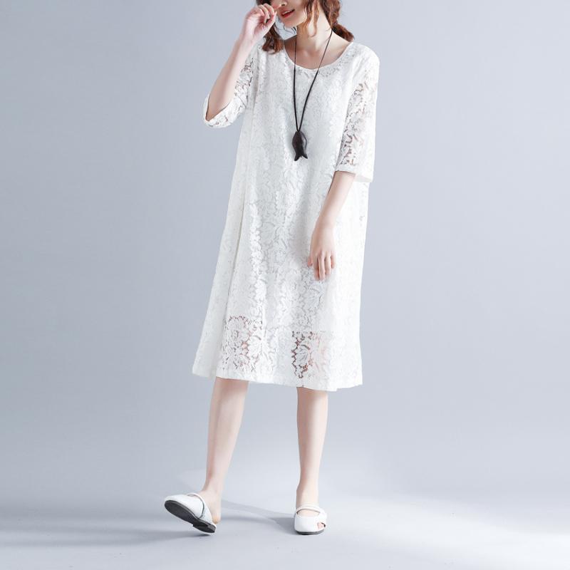 

Summer Woman Skinny Lace Sleeve Dress, Black