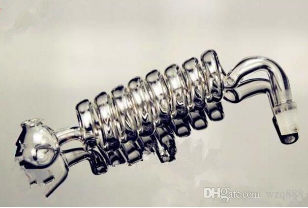 

Eight coil pot Wholesale Glass Hookah, Glass Water Pipe Fittings, Free Shipping