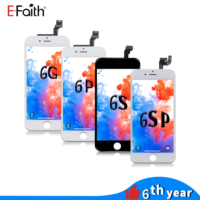 

Wholesale- LCD Display Touch Panels Digitizer Frame Assembly Repair For iPhone 6 6 Plus 6S 6SP & Free DHL