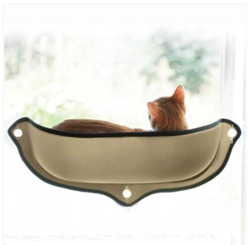 

2019 Hot sales Free Shipping Cat Window Bed Mounted Pot Bed Hammock Mat Cat Lounger Perch Cushion