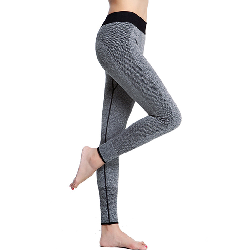 

2019 Gym Women Yoga Clothing Sports Pants Legging Tights Workout Sport Fitness Exercise And Clothes Running Training Hiking Leggings, Black
