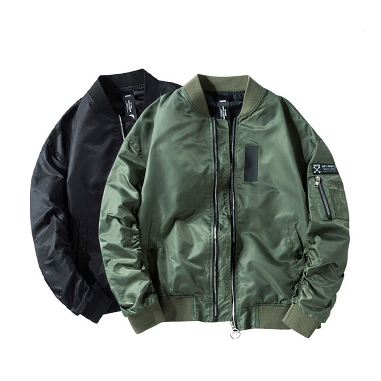 

Mens Designer Jackets Brand Pilot Jacket Baseball Uniform Mens Trend Fashion Clothing Luxury Casual Solid Color Jackets with Pocket, Green1