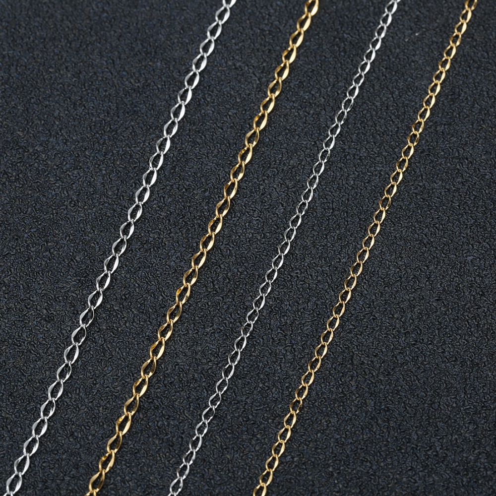 Rollo de 100 yarda//latón retorcido Cadenas De Oro Rosa para Pulsera Hágalo usted mismo 2x1.5x1mm