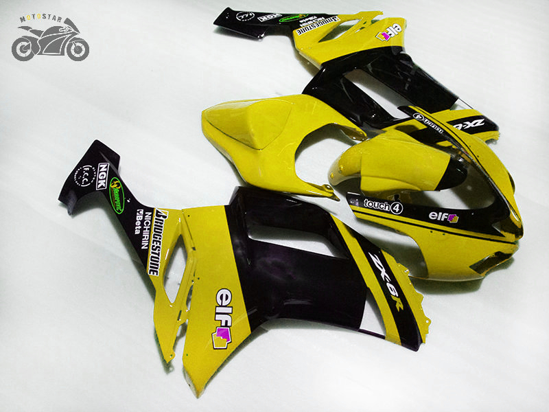 

Custom Injection fairings kit for Kawasaki ZX6R 2007 2008 Ninja ZX6R 07 08 636 ZX 6R ZX636 road racing fairing kits, Same as the picture